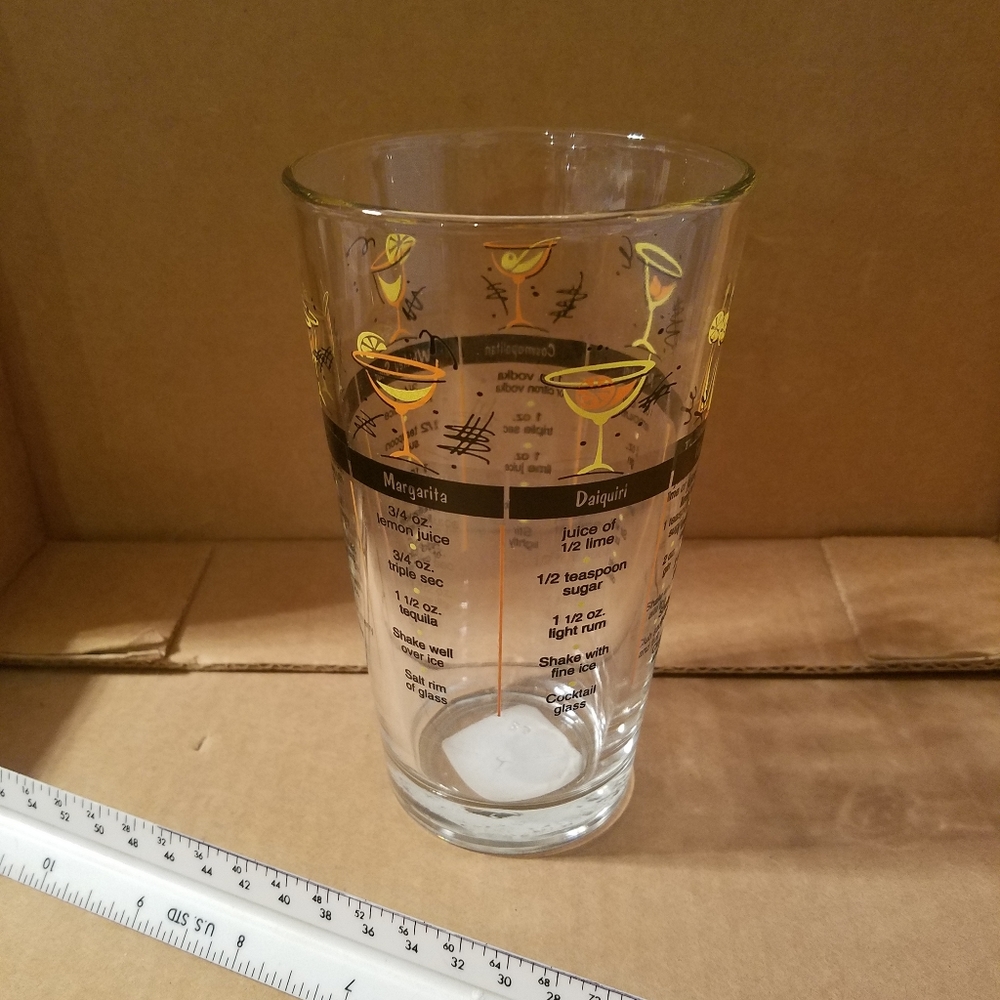 Drinking glass with recipes 
ENJOY!!!
Please go to